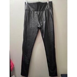 Womens Faux Leather‎ Look Leggings Pants High Waist Casual Stretch